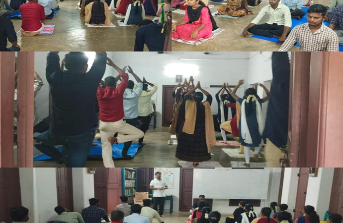 Yoga Training Session  Date: 21.06.2023